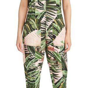 Farm Rio Amazonia Tropical Leaf Jumpsuit